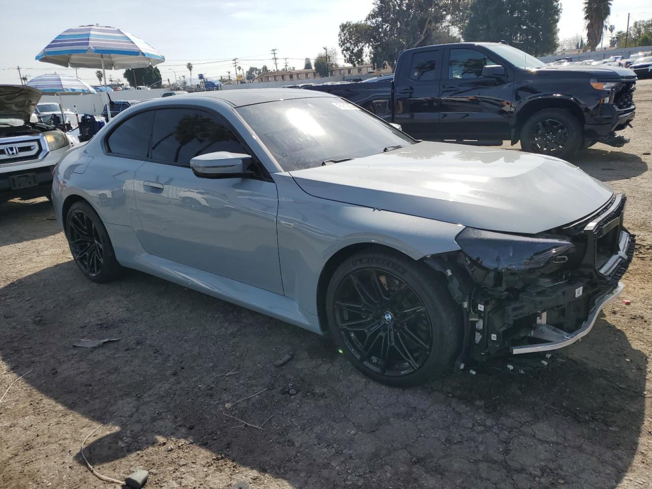 2024 BMW M2 VIN 3MF13DM01R8E05619 Copart auction photo, front end damage thumbnail 4