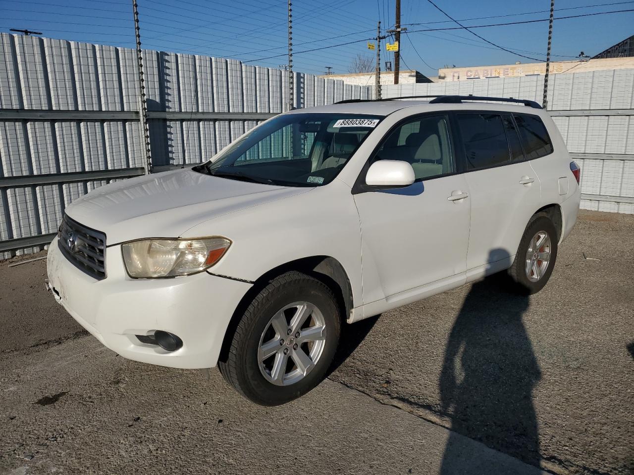 2009 Toyota Highlander VIN JTEDS41A492083536