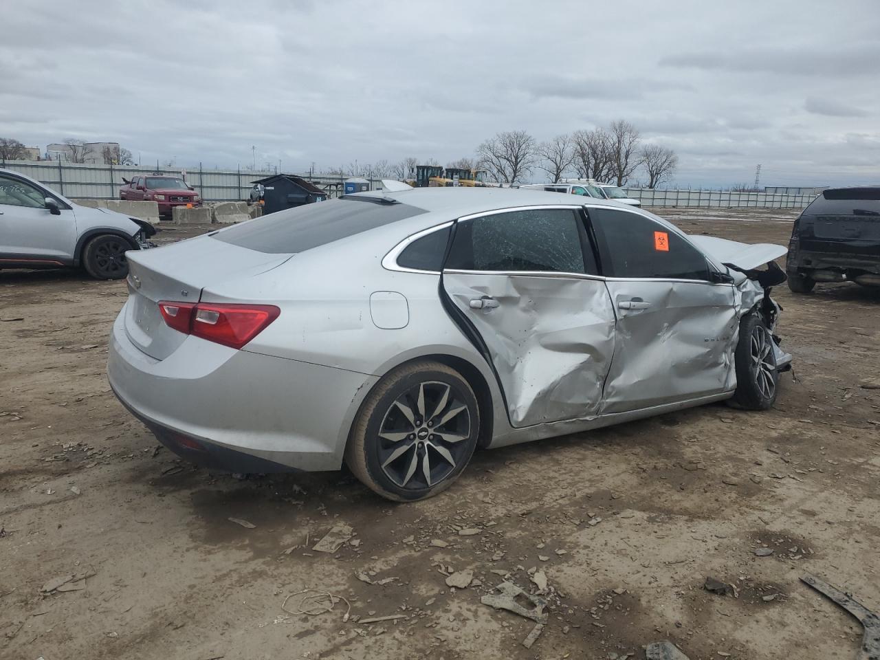 2017 Chevrolet Malibu VIN 1G1ZE5ST6HF279288 Copart auction photo, front end / side damage thumbnail 3