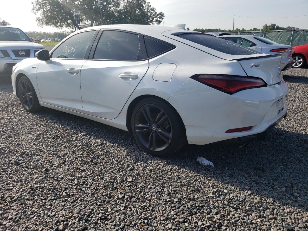 2023 Acura Integra VIN 19UDE4H36PA015911 Copart auction photo, side / rear end damage thumbnail 2
