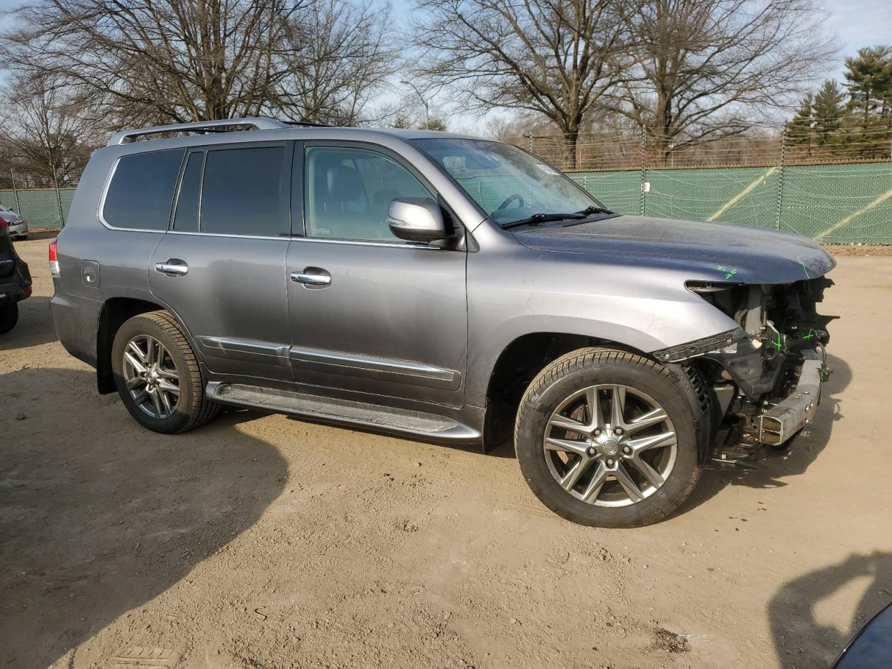 2014 Lexus LX VIN JTJHY7AX8E4141833 Copart auction photo, front end / minor dent/scratches damage thumbnail 4