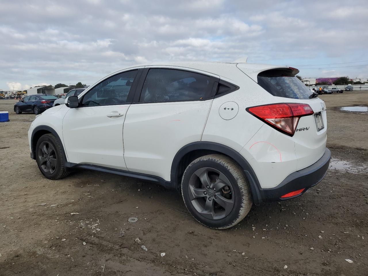 2017 Honda HR-V VIN 3CZRU5H34HM717057 Copart auction photo, side / front end damage thumbnail 2