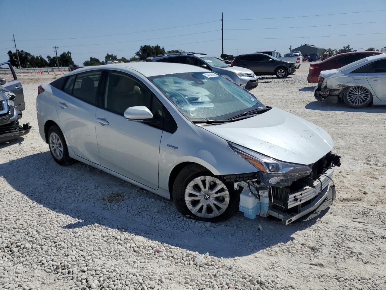 2021 Toyota Prius VIN JTDKAMFU0M3139668 Copart auction photo, all over damage thumbnail 4
