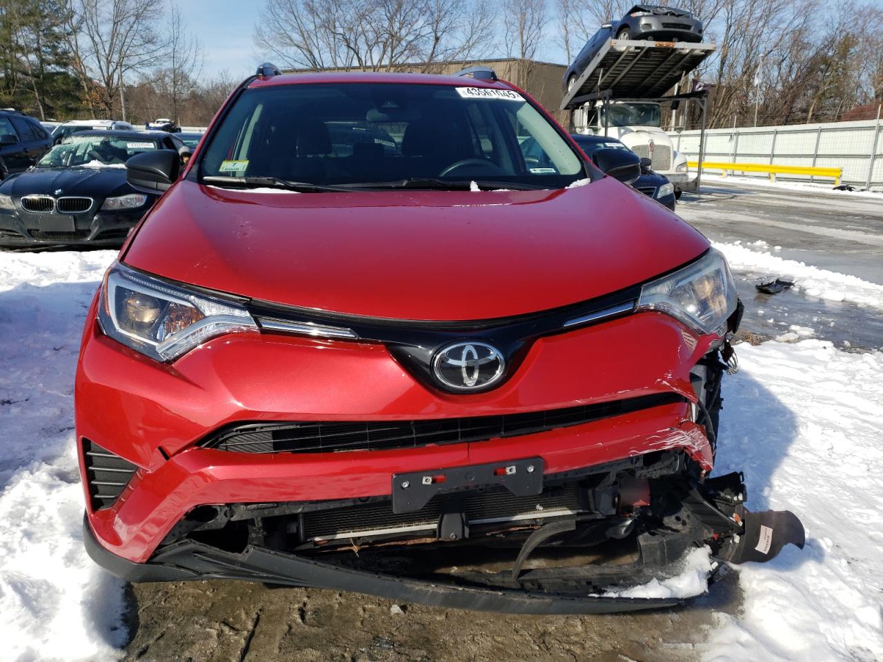 2017 Toyota RAV 4 VIN 2T3BFREV5HW579137 Copart auction photo, side / front end damage thumbnail 5