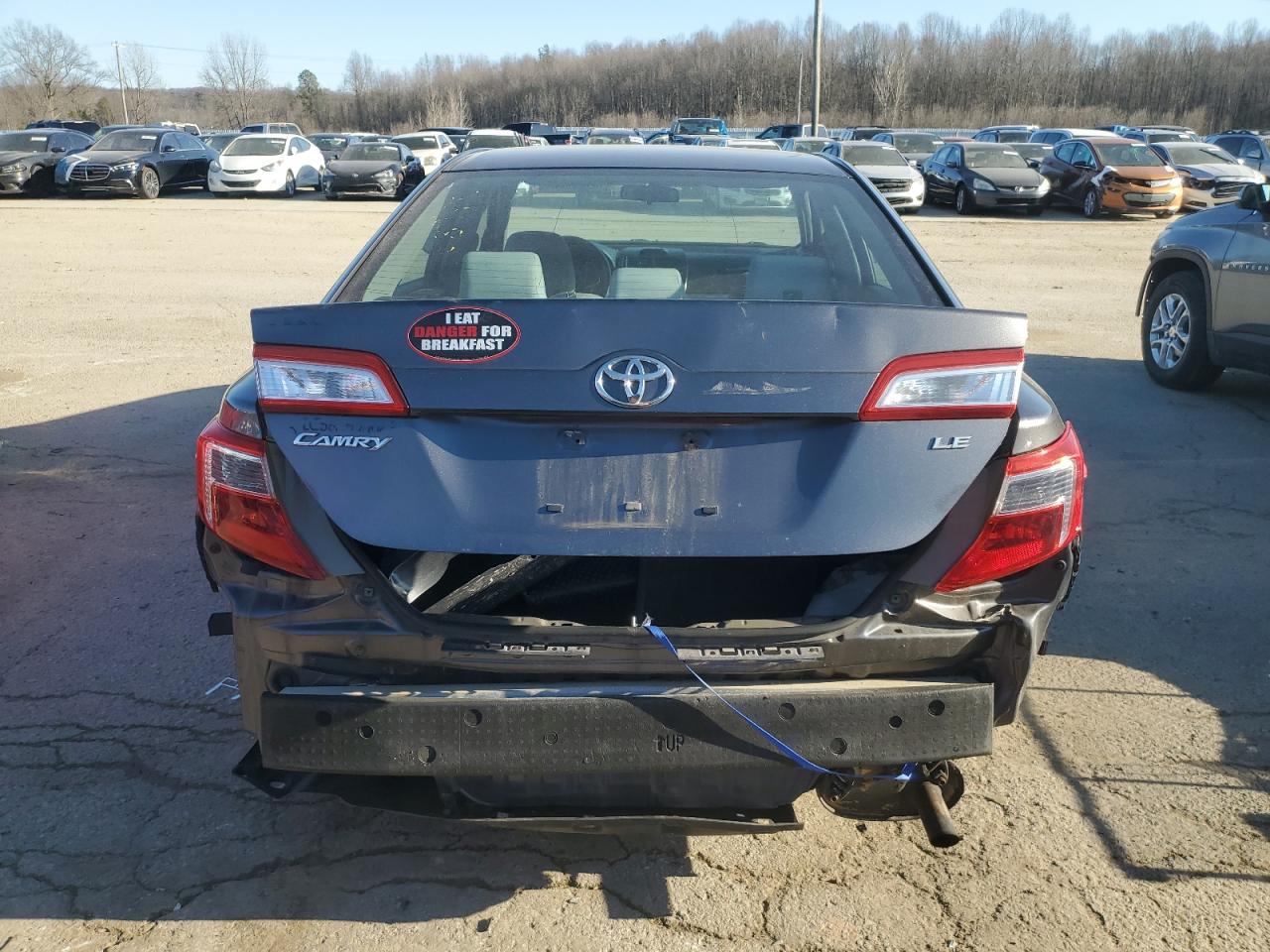 2013 Toyota Camry VIN 4T1BF1FK3DU299726 Copart auction photo, rear end damage thumbnail 6