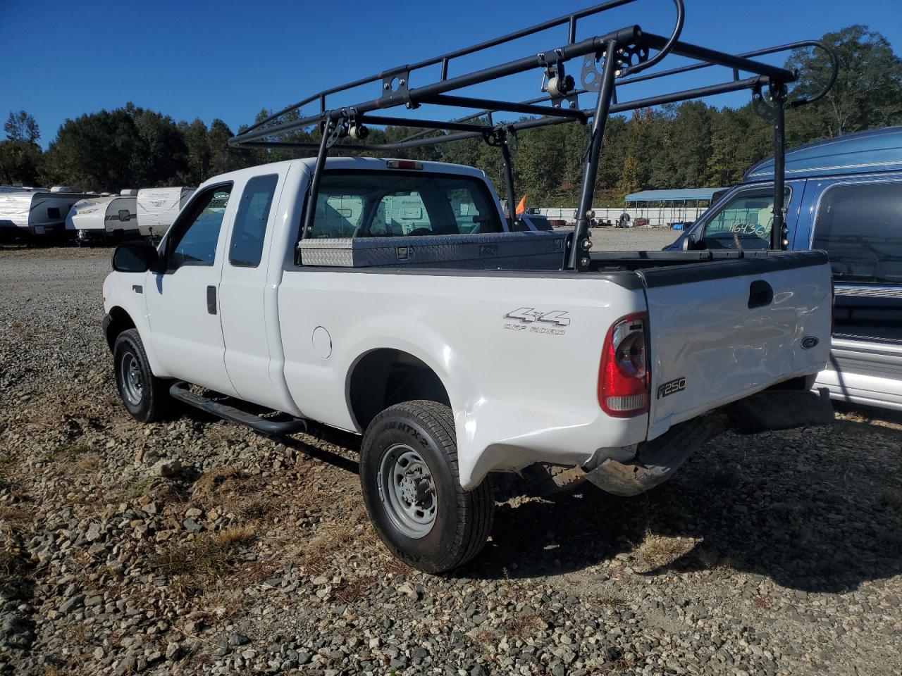 1999 Ford F250 VIN 1FTNX21L1XEA64793 Copart auction photo, rear end / front end damage thumbnail 2