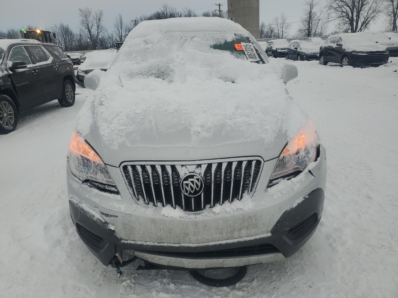 2013 Buick Encore VIN KL4CJASBXDB066767 Copart auction photo, front end / rear end damage thumbnail 5