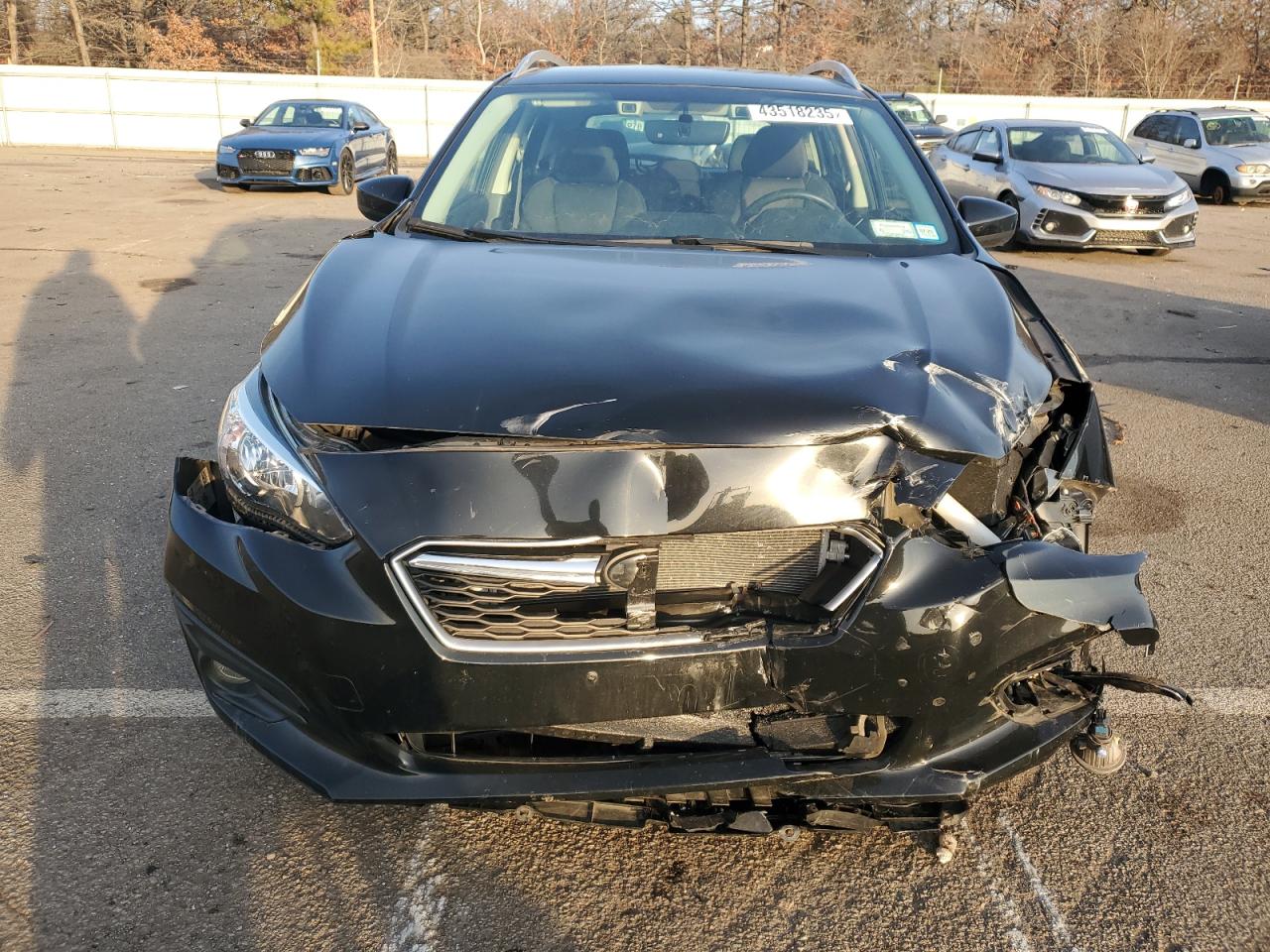 2019 Subaru Impreza VIN 4S3GTAD67K3725137 Copart auction photo, front end / minor dent/scratches damage thumbnail 5