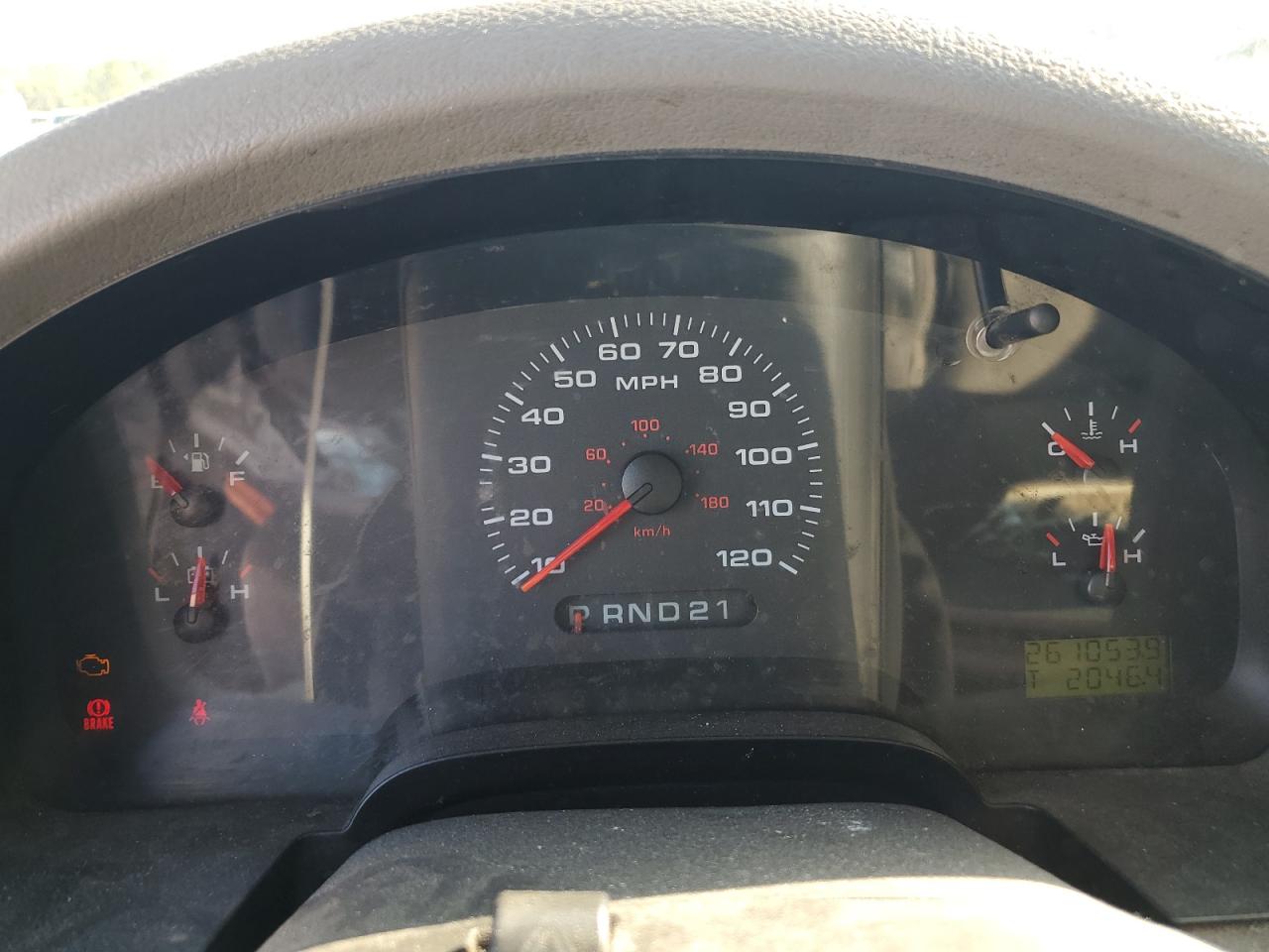 2005 Ford F-150 VIN 1FTRF12WX5NA21395 Copart auction photo, front end damage thumbnail 9