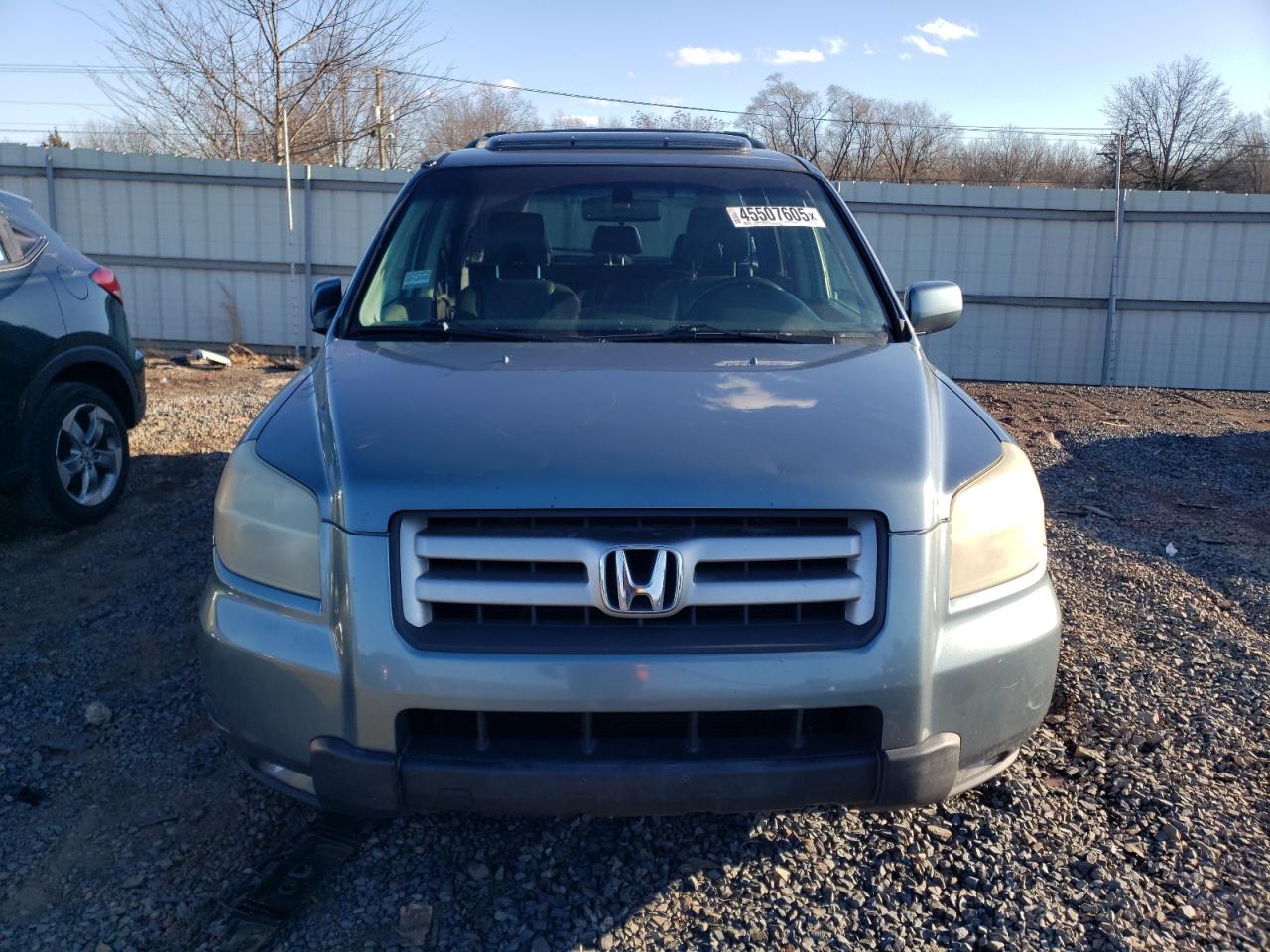 2006 Honda Pilot VIN 2HKYF18636H521015 Copart auction photo, rear end damage thumbnail 5