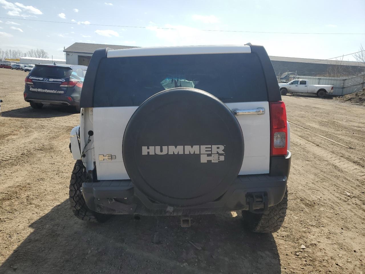 2007 Hummer H3 VIN 5GTDN13E978256190 Copart auction photo, all over damage thumbnail 6