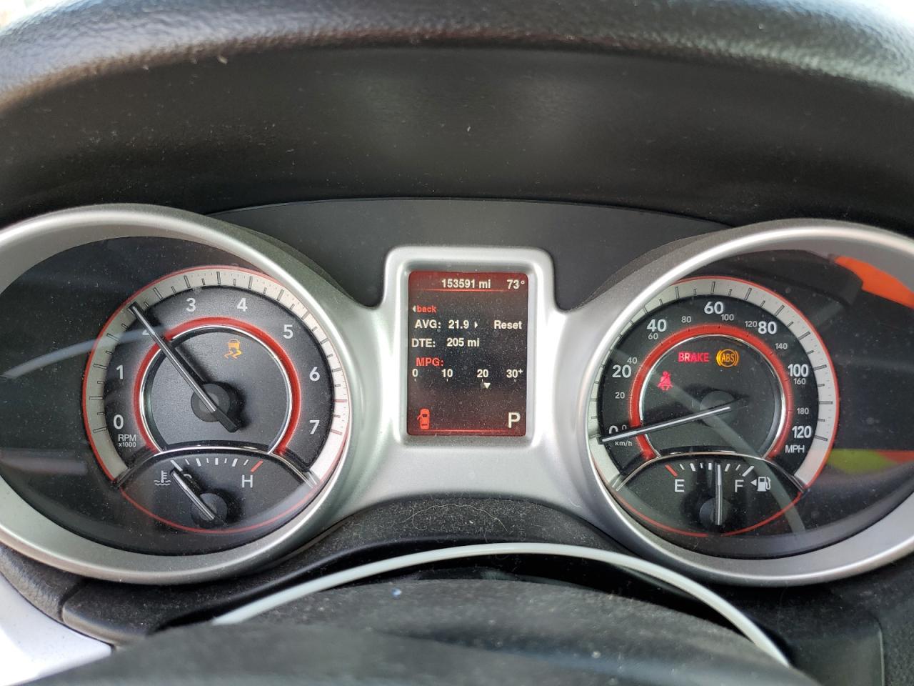 2014 Dodge Journey VIN 3C4PDCAB0ET310647 Copart auction photo, side / front end damage thumbnail 9