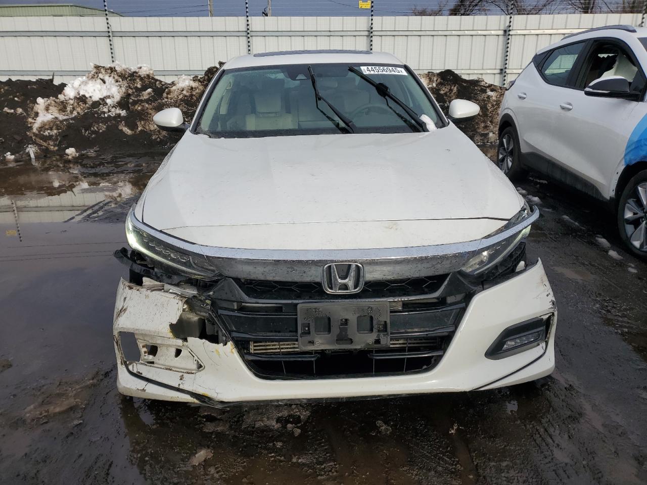 2018 Honda Accord VIN 1HGCV1F49JA070916 Copart auction photo, front end / side damage thumbnail 5