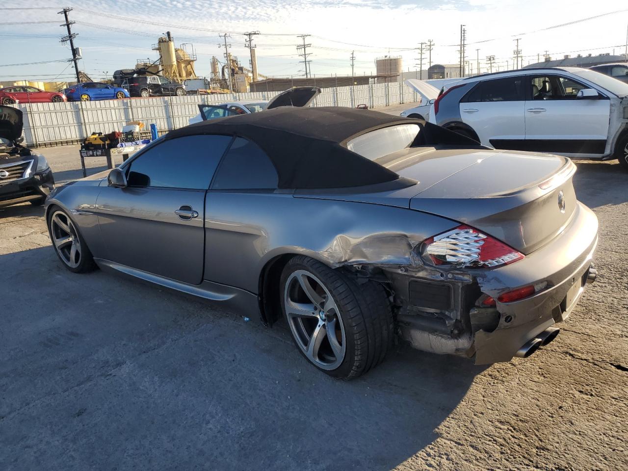 2009 BMW 6er VIN WBAEB535X9C224051 Copart auction photo, rear end damage thumbnail 2