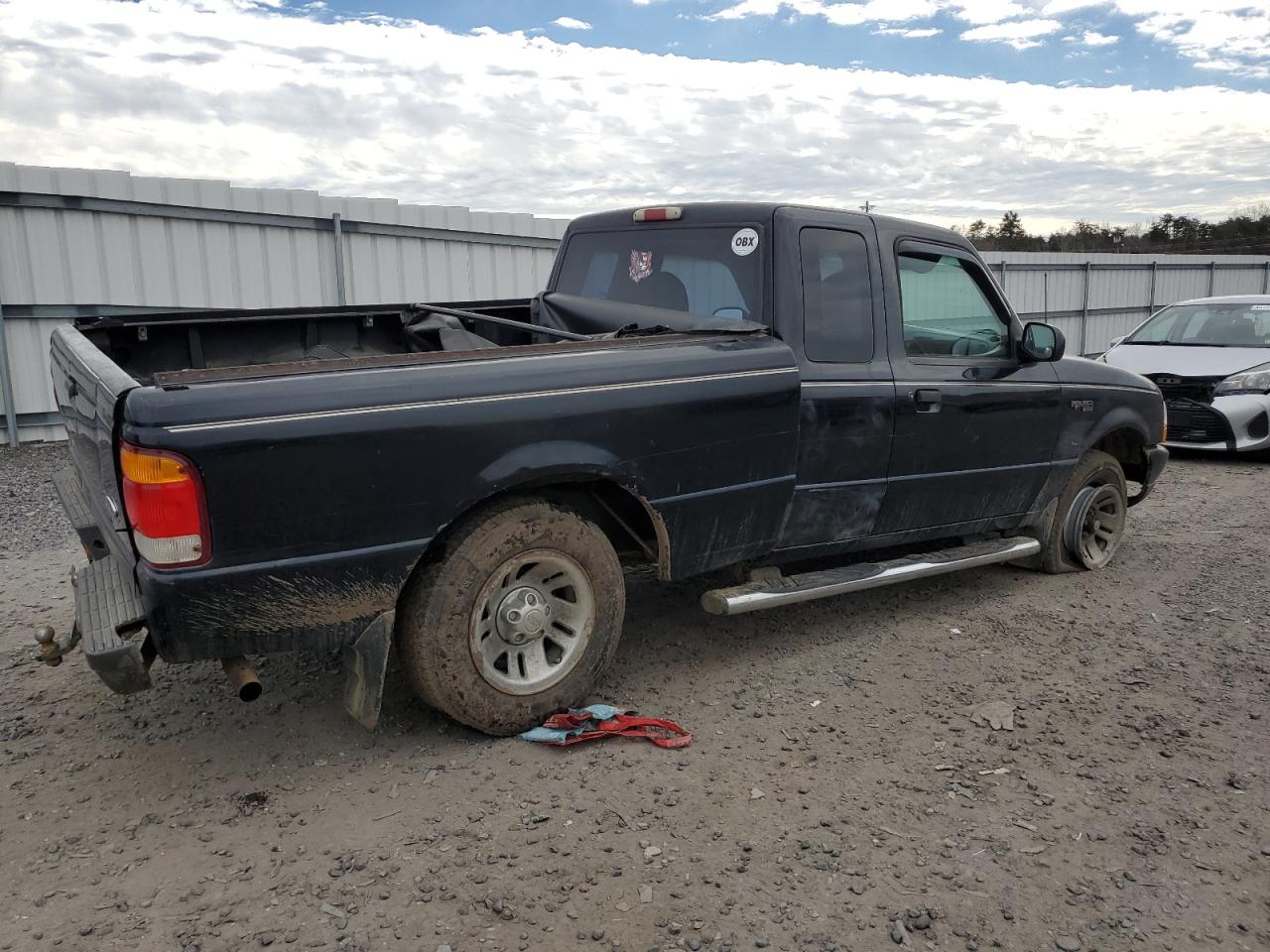 1999 Ford Ranger VIN 1FTYR14V8XPB62576 Copart auction photo, side / rear end damage thumbnail 3