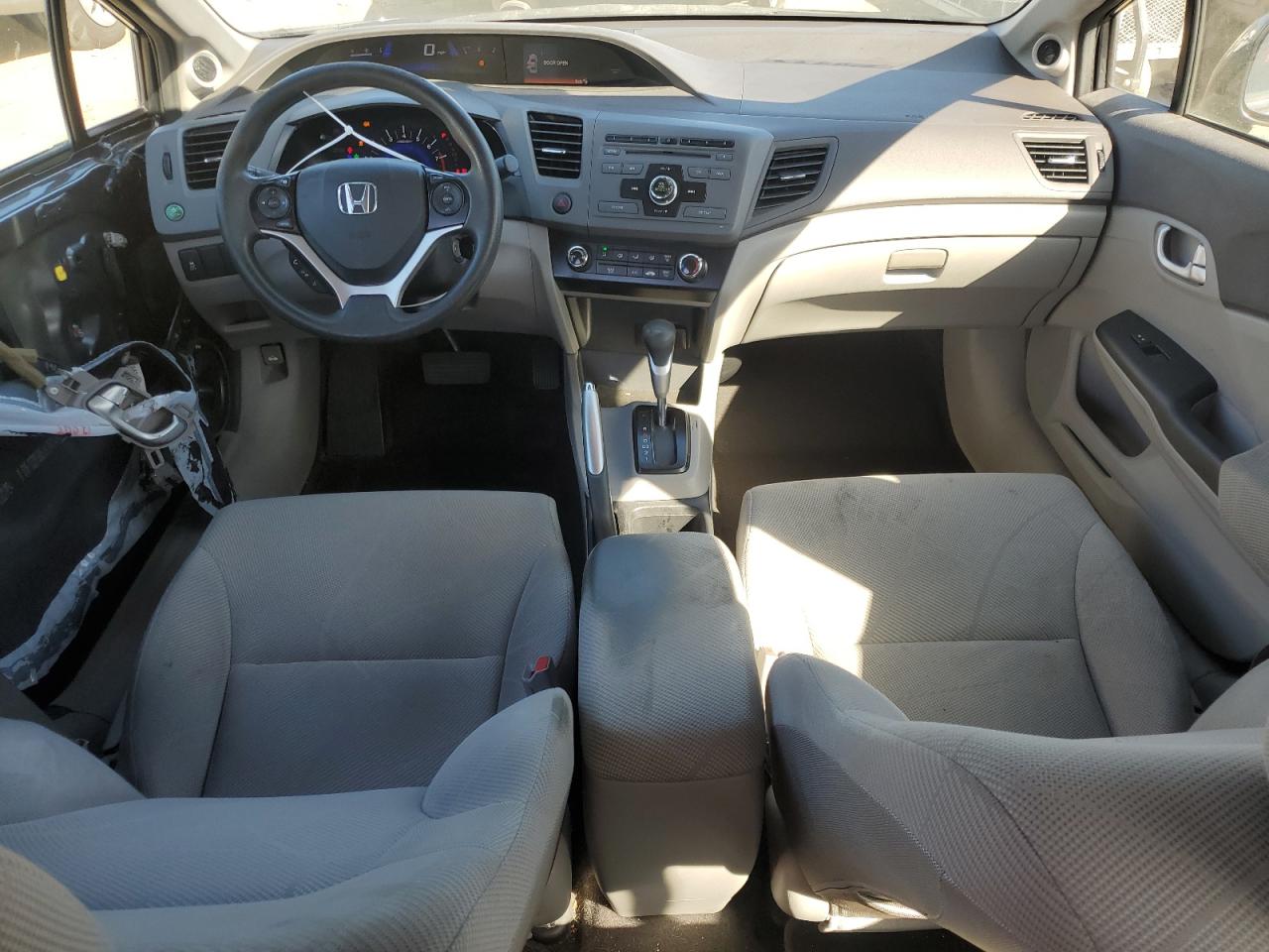 2012 Honda Civic VIN 2HGFB2F8XCH511519 Copart auction photo, front end / side damage thumbnail 8