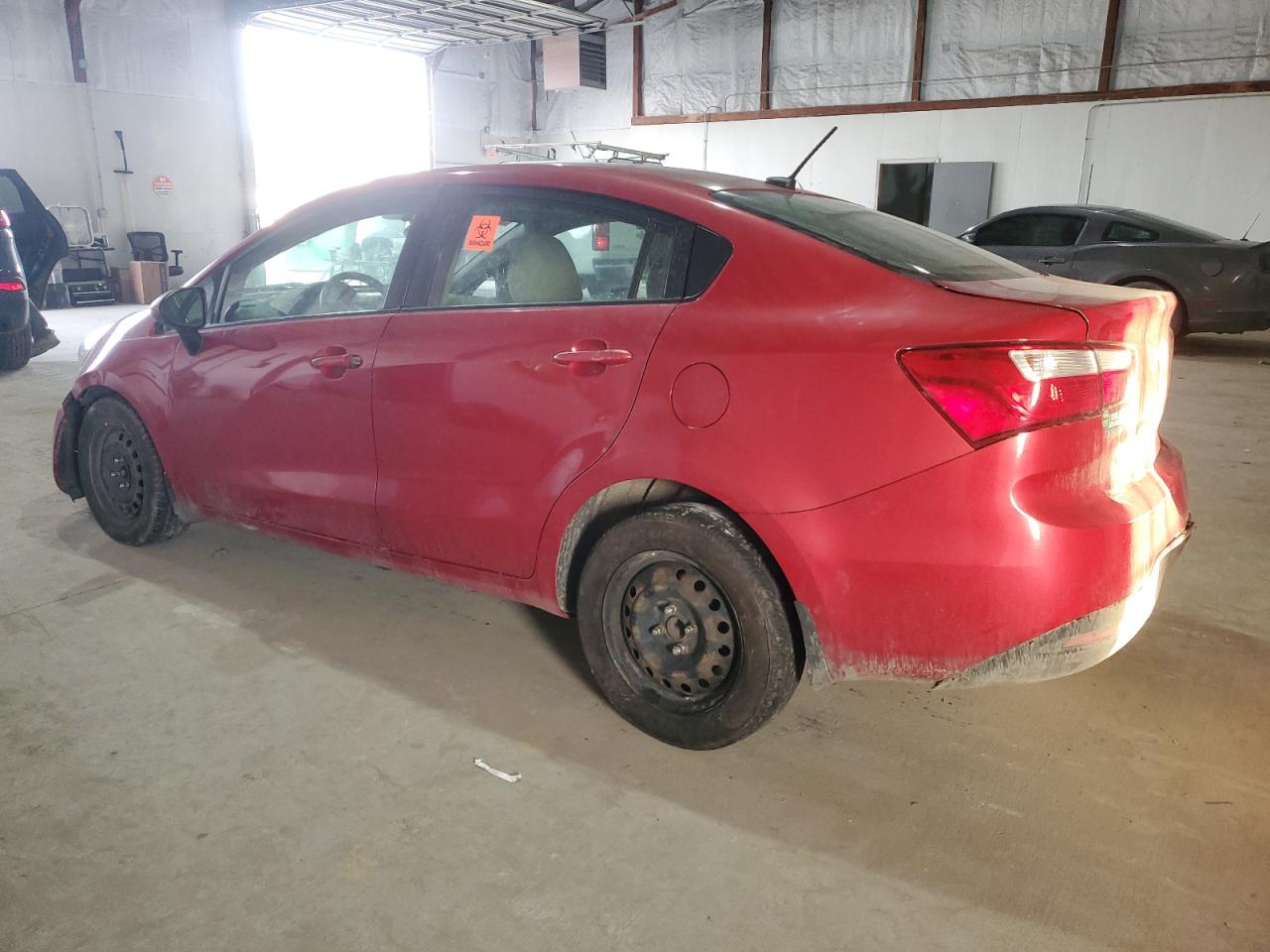 2013 KIA Rio VIN KNADM4A30D6132195 Copart auction photo, front end damage thumbnail 2