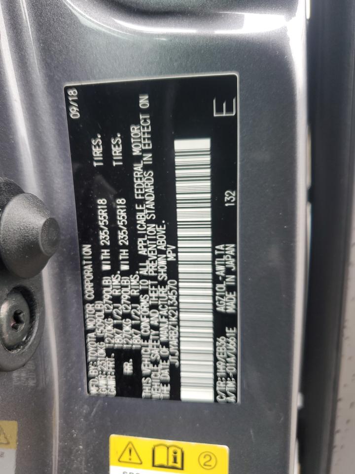 2019 Lexus NX VIN JTJYARBZ1K2134570 Copart auction photo, all over damage thumbnail 13