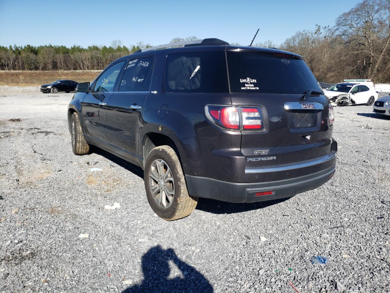 2015 GMC Acadia VIN 1GKKRSKD8FJ273978 Copart auction photo, front end damage thumbnail 3