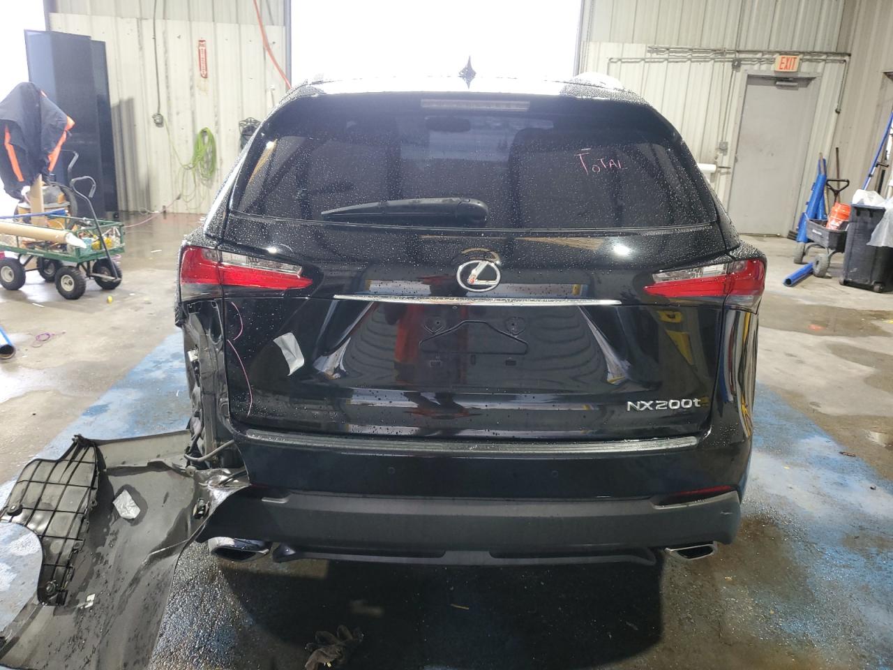 2017 Lexus NX VIN JTJYARBZ7H2061164 Copart auction photo, side / rear end damage thumbnail 6