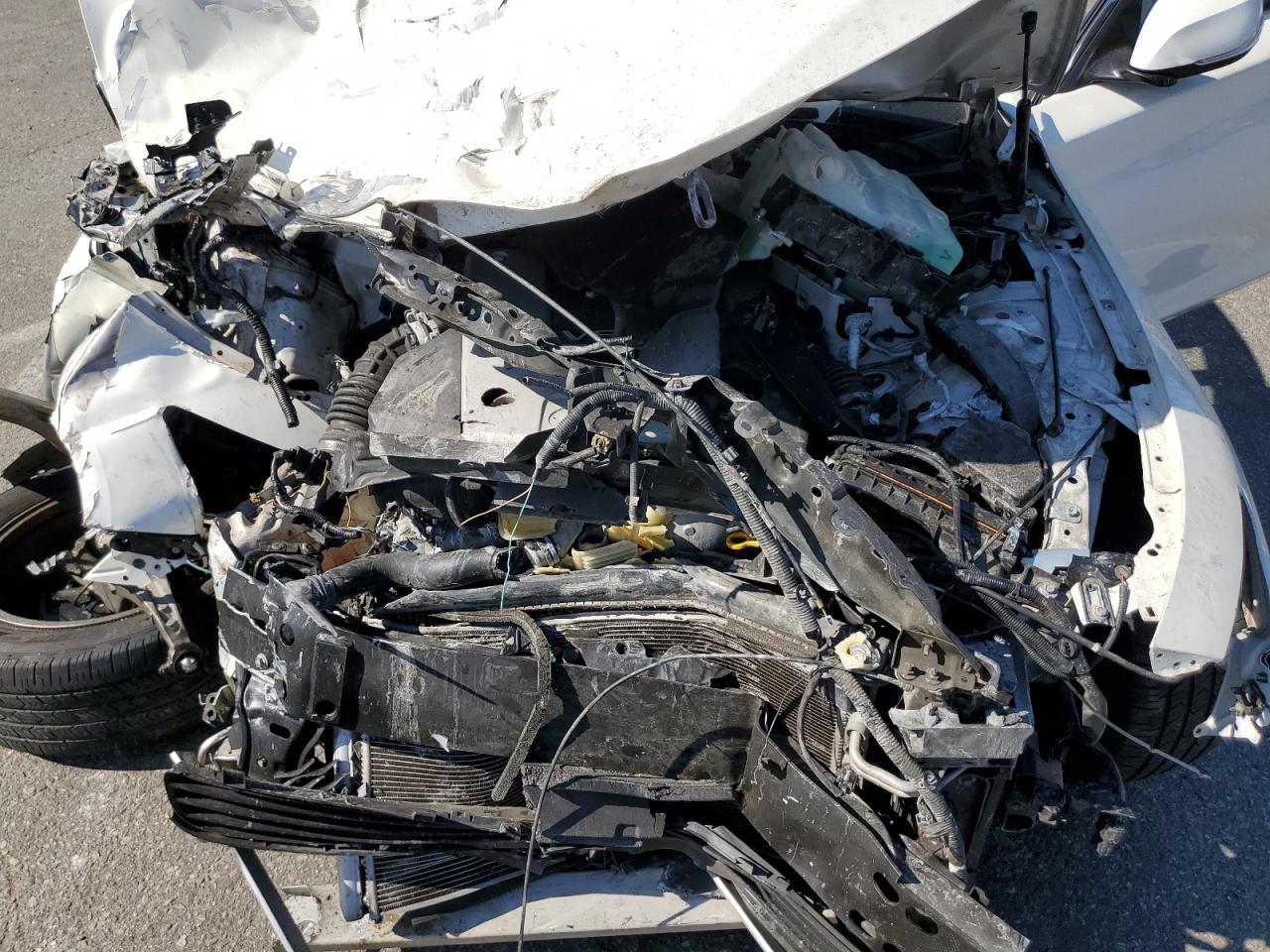 2014 Infiniti Q50 VIN JN1BV7AP7EM682313 Copart auction photo, front end / side damage thumbnail 12