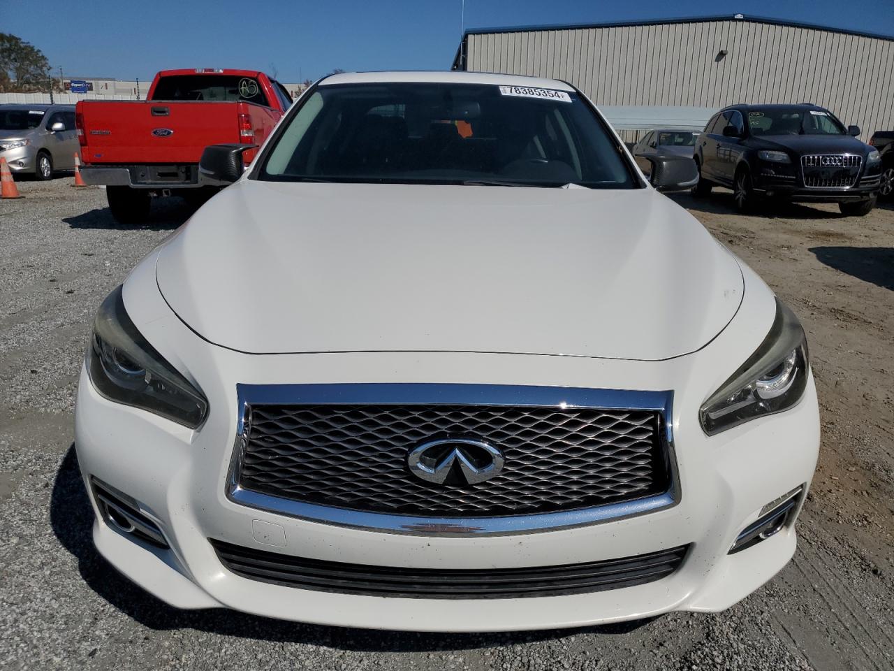 2014 Infiniti Q50 VIN JN1BV7AP9EM687643 Copart auction photo, rear end / minor dent/scratches damage thumbnail 5