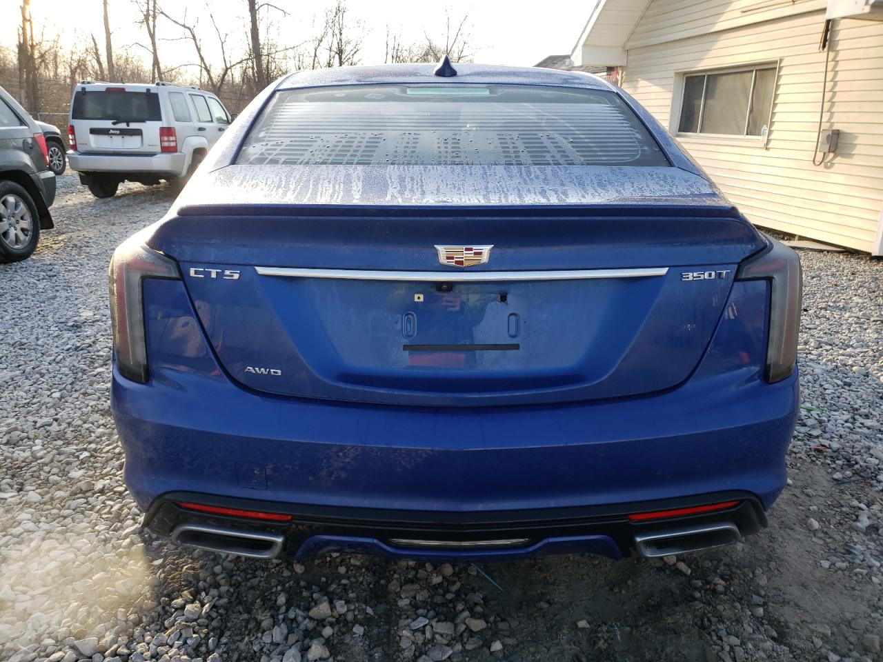 2020 Cadillac CT5 VIN 1G6DU5RK3L0153583 Copart auction photo, side / front end damage thumbnail 6