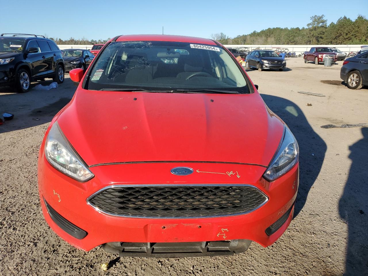 2017 Ford Focus VIN 1FADP3K28HL215705 Copart auction photo, all over damage thumbnail 5