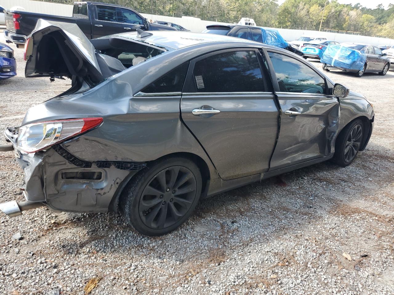 2011 Hyundai Sonata VIN 5NPEC4ABXBH232759 Copart auction photo, rear end / side damage thumbnail 3