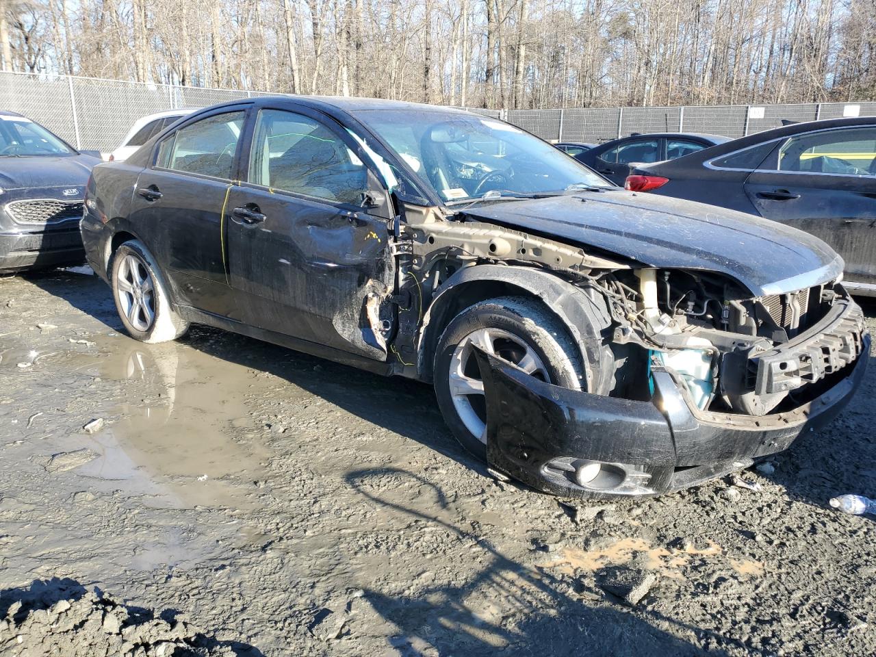 2009 Mitsubishi Galant VIN 4A3AB36F69E007334 Copart auction photo, front end / minor dent/scratches damage thumbnail 4