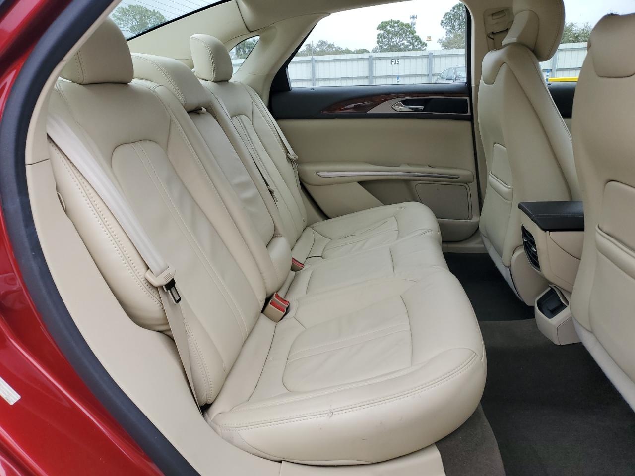 2014 Lincoln MKZ VIN 3LN6L2G98ER821786 Copart auction photo, side damage thumbnail 10