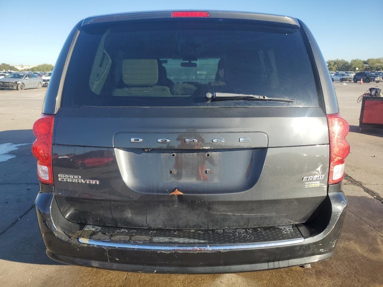 2011 Dodge Caravan VIN 2D4RN5DG5BR672032 Copart auction photo, rear end damage thumbnail 6