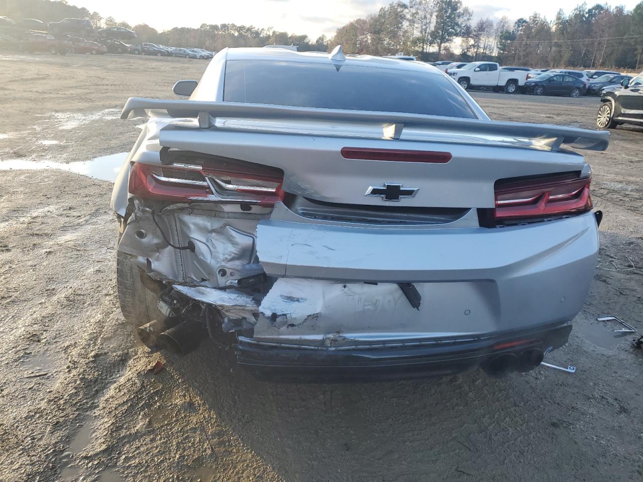 2018 Chevrolet Camaro VIN 1G1FK1R69J0141516 Copart auction photo, rear end / front end damage thumbnail 6