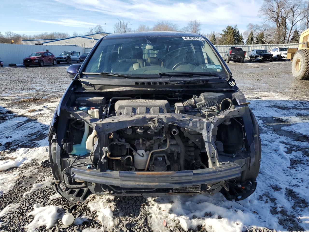 2015 Honda Odyssey VIN 5FNRL5H69FB090277 Copart auction photo, front end / side damage thumbnail 5