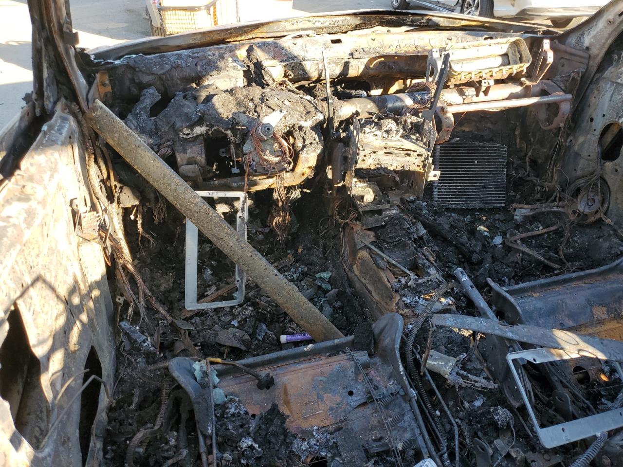 2003 Subaru Baja VIN 4S4BT61C137101583 Copart auction photo, burn damage thumbnail 8