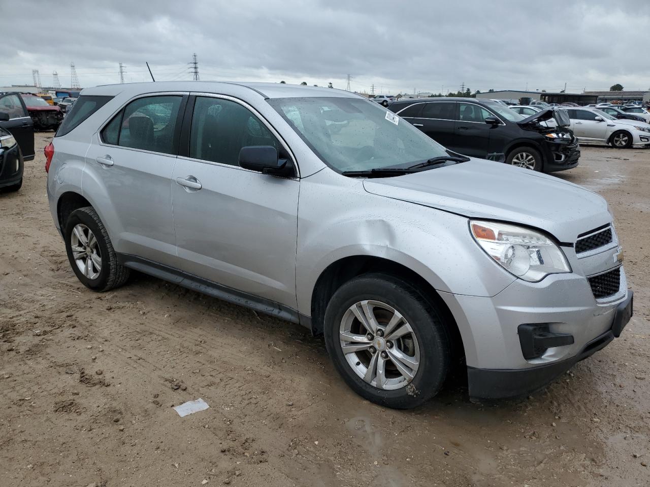 2015 Chevrolet Equinox VIN 2GNALLEK5F1147863 Copart auction photo, front end / side damage thumbnail 4