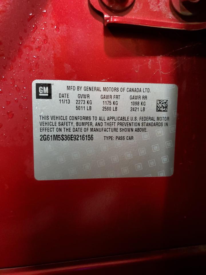 2014 Cadillac XTS VIN 2G61M5S36E9216156 Copart auction photo, front end damage thumbnail 13