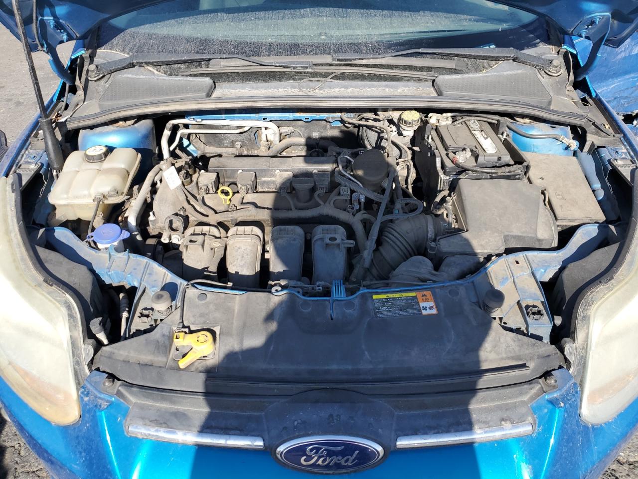 2012 Ford Focus VIN 1FAHP3F24CL152588 Copart auction photo, all over damage thumbnail 11