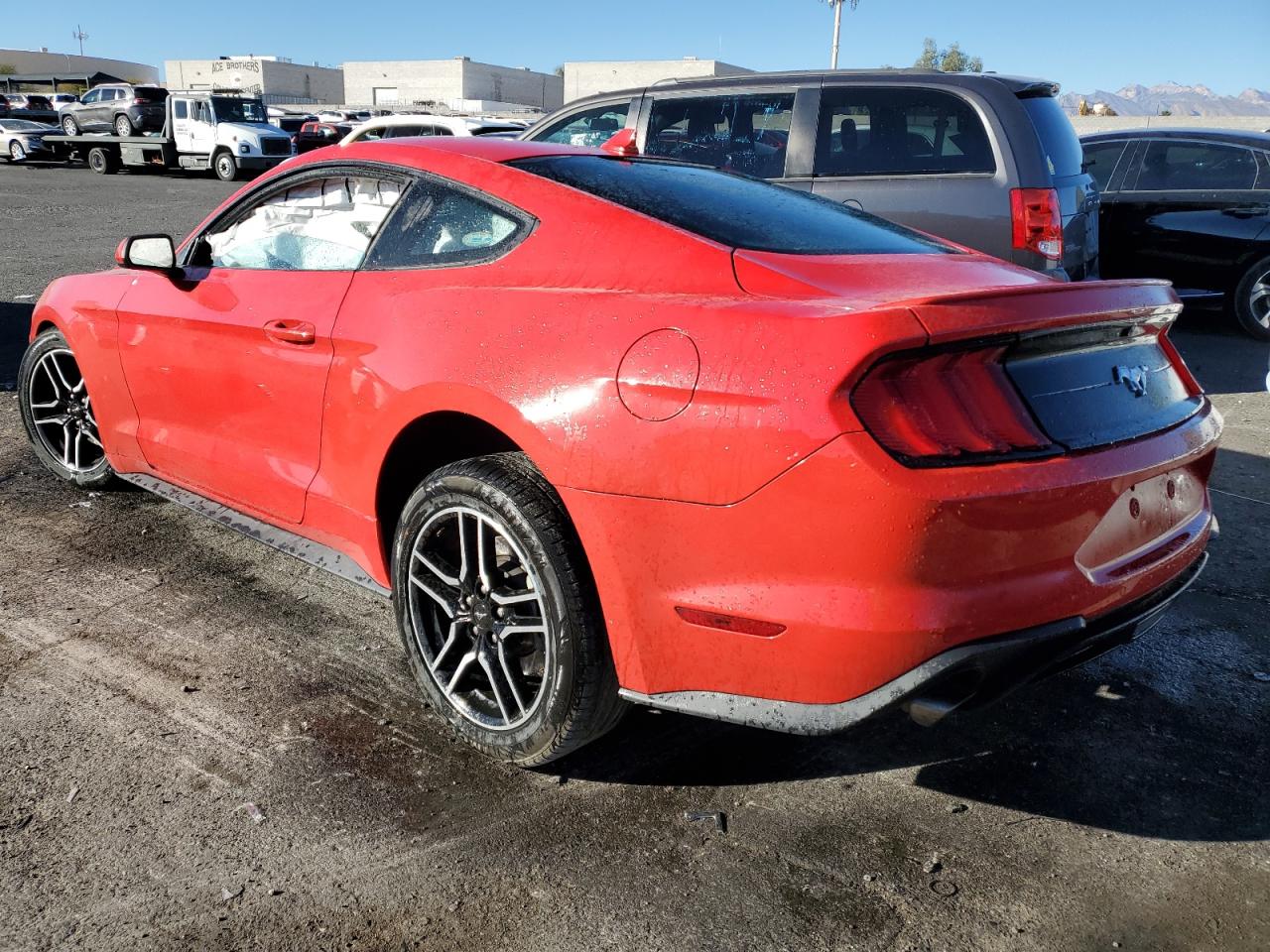 2021 Ford Mustang VIN 1FA6P8TH3M5124011 Copart auction photo, front end damage thumbnail 2