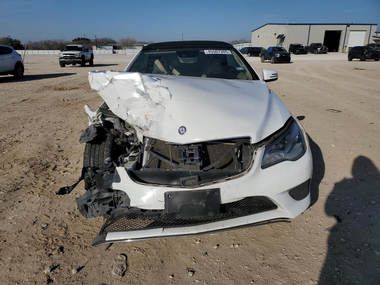 2014 Mercedes-Benz E-klasse VIN WDDKK5KF8EF292766 Copart auction photo, front end damage thumbnail 5