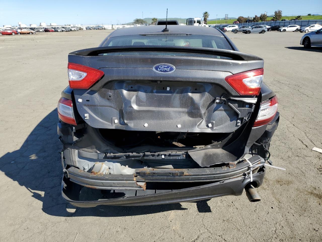 2016 Ford Fusion VIN 3FA6P0H70GR167191 Copart auction photo, rear end / front end damage thumbnail 6