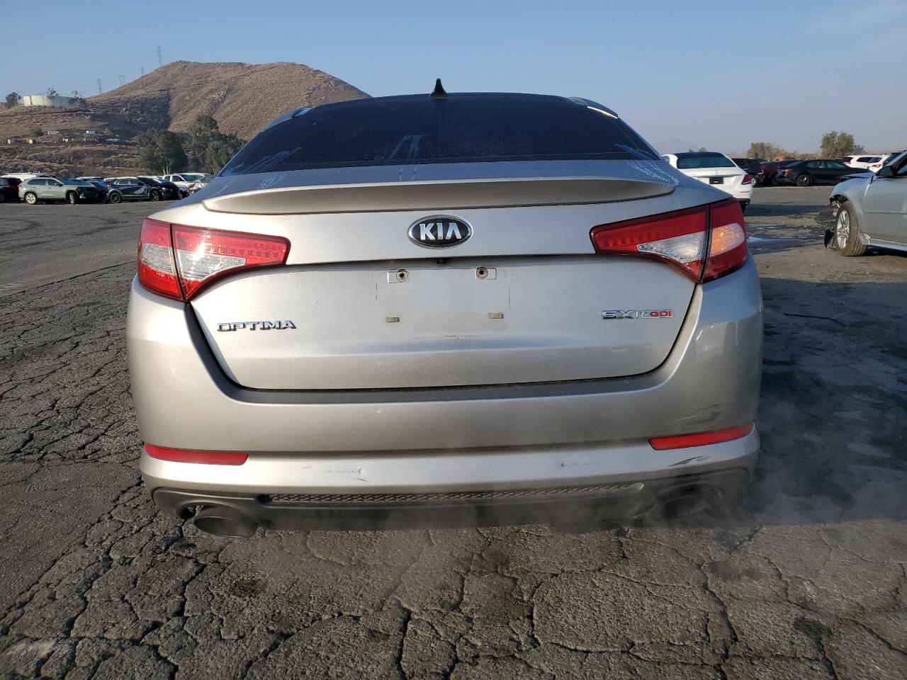 2013 KIA Optima VIN 5XXGR4A65DG181650 Copart auction photo, side / rear end damage thumbnail 6
