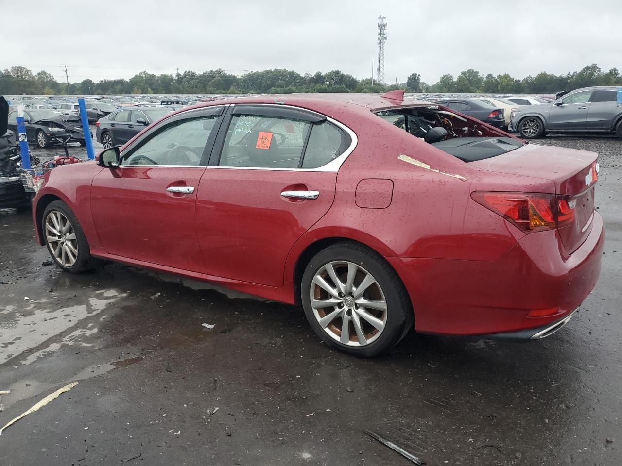 2015 Lexus GS VIN JTHCE1BLXFA002223 Copart auction photo, top/roof / minor dent/scratches damage thumbnail 2