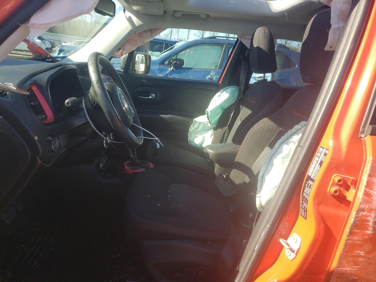 2016 Jeep Renegade VIN ZACCJBCT2GPD29847 Copart auction photo, front end / side damage thumbnail 7