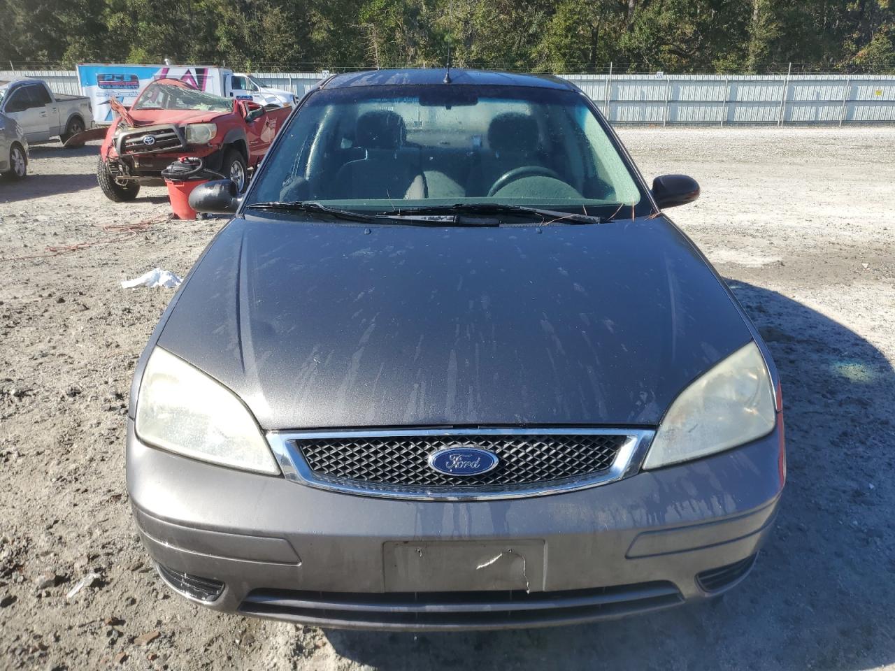 2007 Ford Focus VIN 1FAFP34N77W343799 Copart auction photo, top/roof damage thumbnail 5