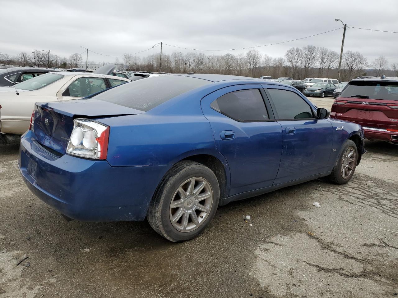 2009 Dodge Charger VIN 2B3KA33V69H596028 Copart auction photo, rear end / front end damage thumbnail 3