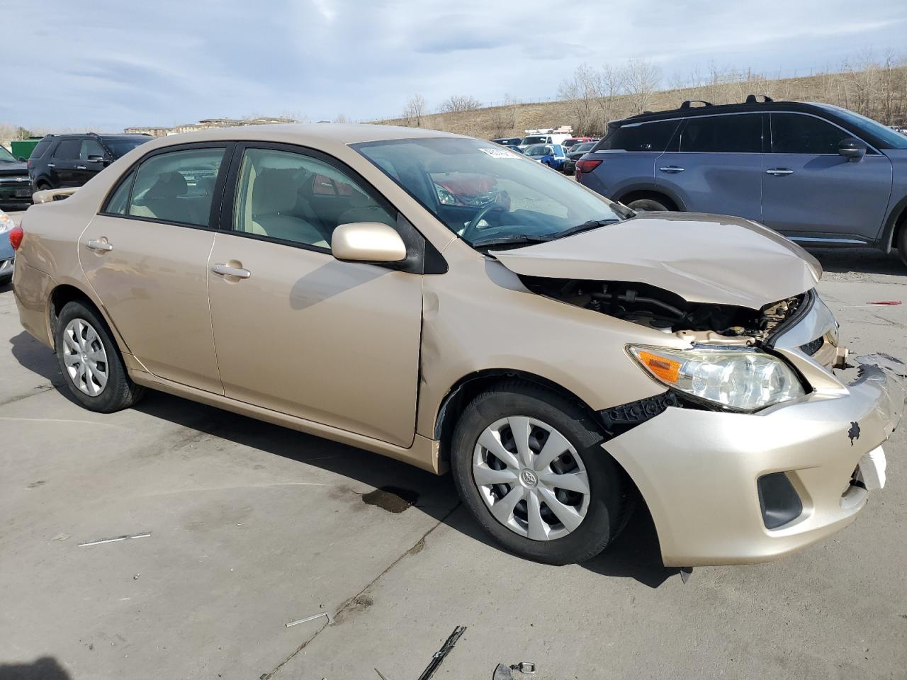 2011 Toyota Corolla VIN JTDBU4EE7B9156835 Copart auction photo, front end / rear end damage thumbnail 4