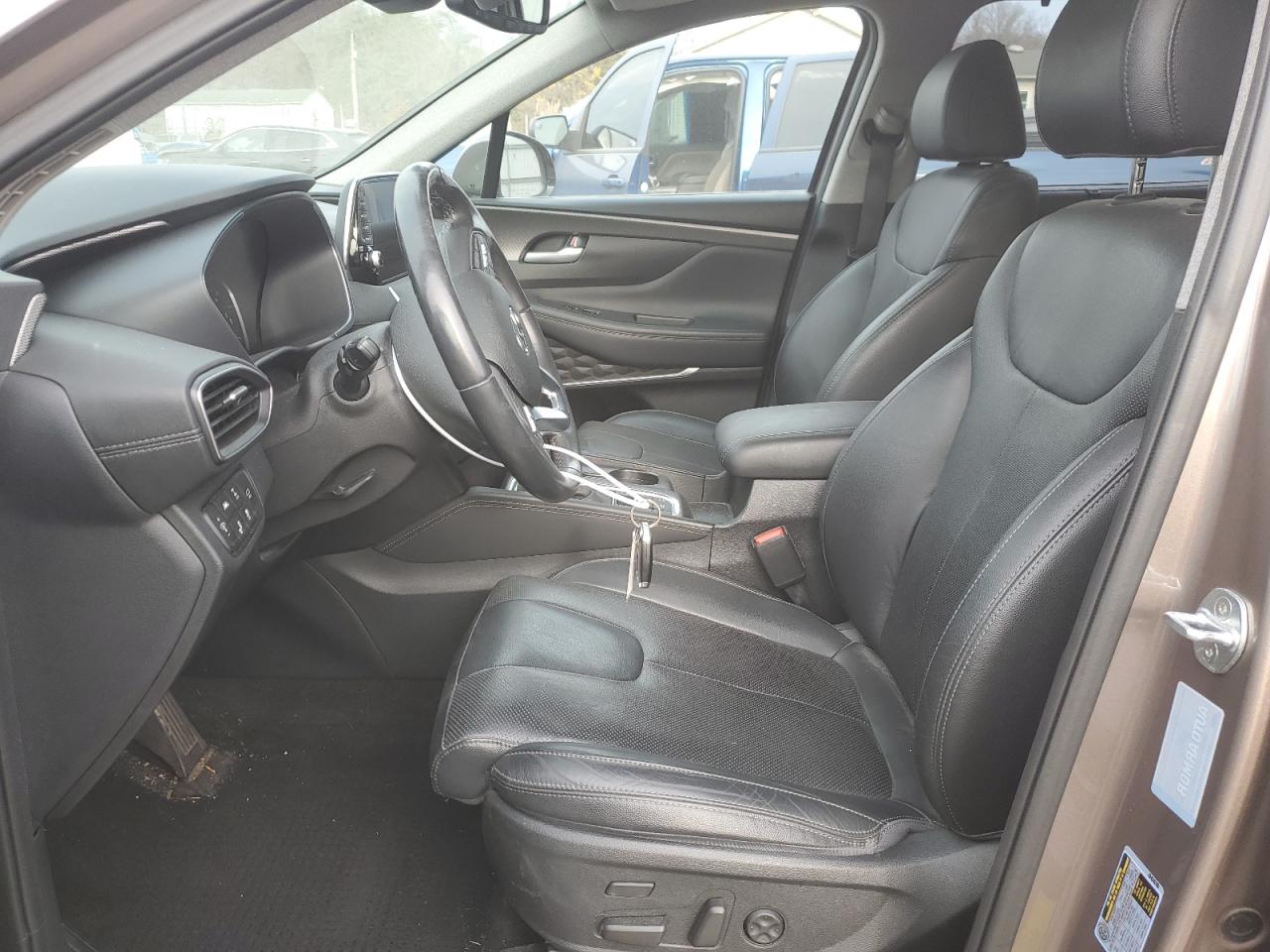 2020 Hyundai Santa Fe VIN 5NMS5CAA8LH159792 Copart auction photo, rear end / front end damage thumbnail 7
