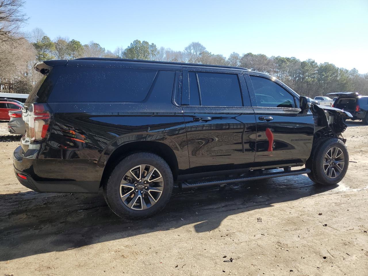 2023 Chevrolet Suburban VIN 1GNSKDKD5PR343698 Copart auction photo, front end damage thumbnail 3