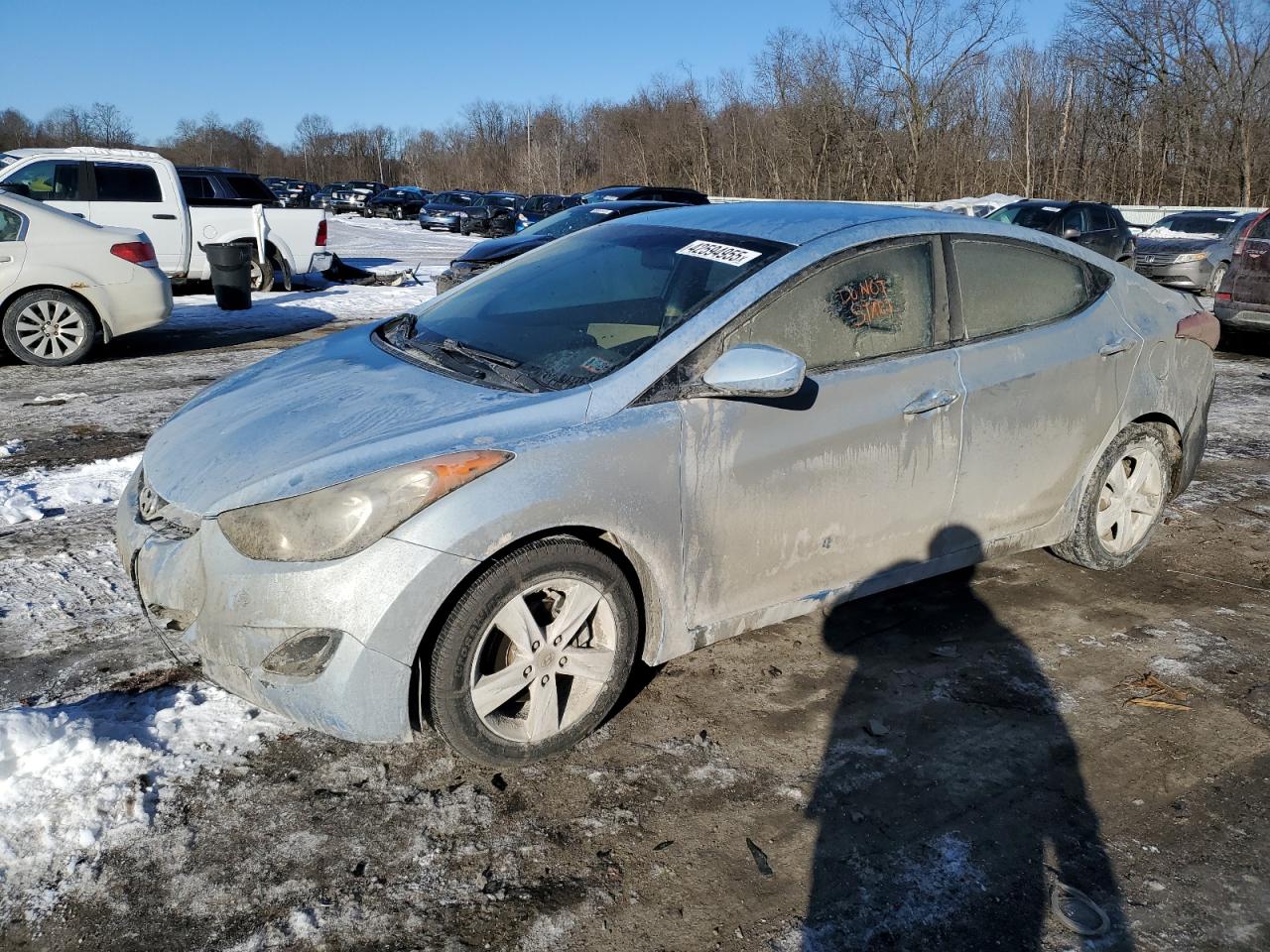 2011 Hyundai Elantra VIN KMHDH4AE8BU110801